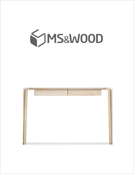 MS&Wood Primum Desk in solid Oak